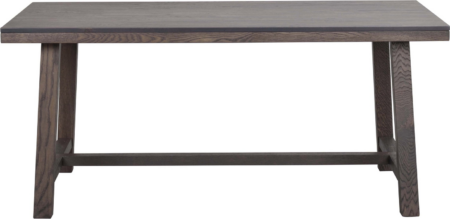 Spisebord Rowico Brooklyn - lakeret massivt egetræ mørkebrun 170Ã95 cm FSCÂ® 100% certificeret